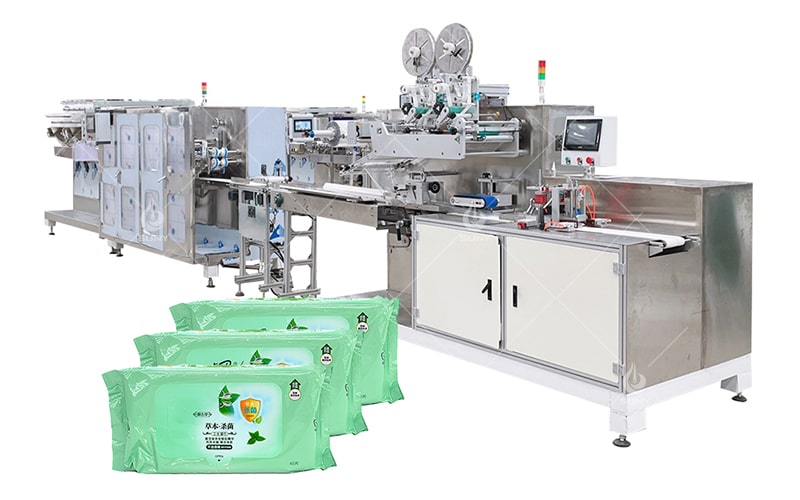 SYF-6 30-120 pcsbag Wet Wipes Machine