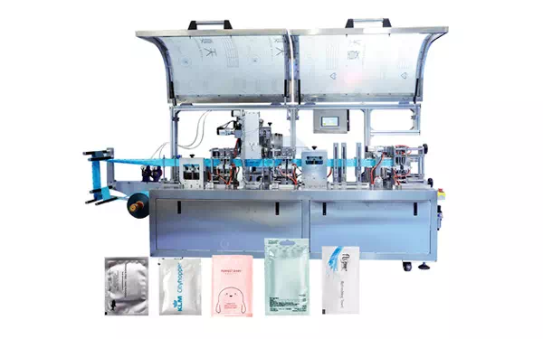 Single piece wet wipes machine equipment