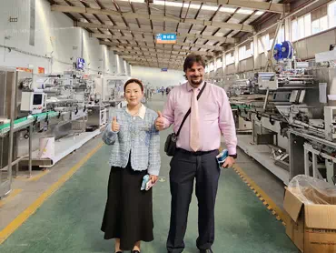 Azerbaijan wet wipes machine customers