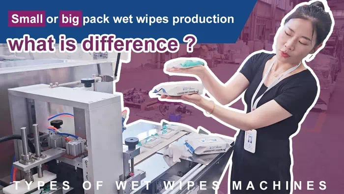 Flow Packing Wet Tissue Machine