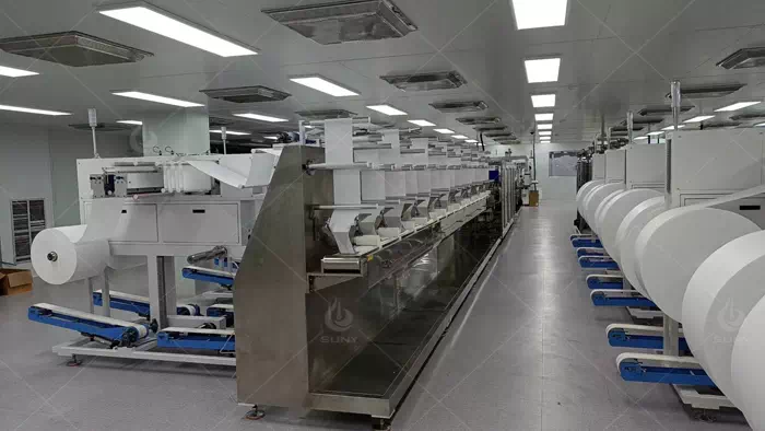 Wet wipes manufacturing plant for Korean