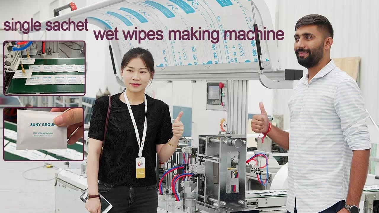 single sachet wet wipes making machine