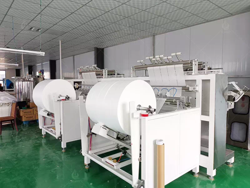 Anhui 12 Wet Wipes Machine Customer Site