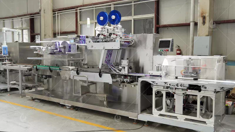 Machinery Behind Wet Wipes Production