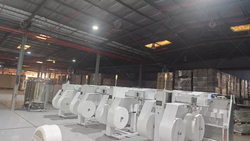 16 Lanes Wet Wipes Machine in Saudi Arabia