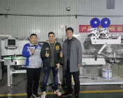 Colombian Customers Visit the Wipes Machine Project