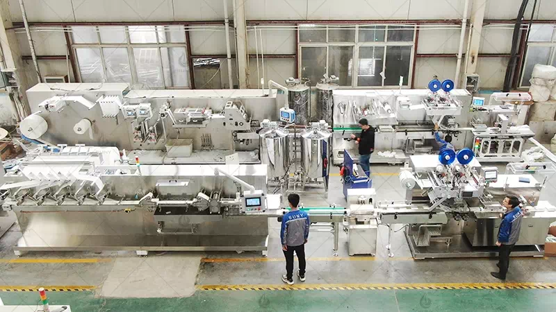 6 Line Full Automatic Wet Wipes Machine