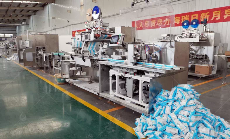 Fully Automatic Wet Wipes Making Machine