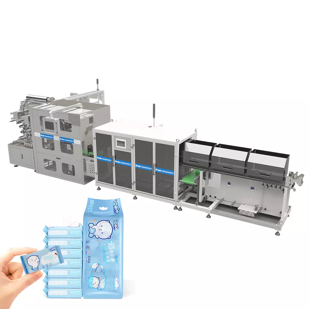 Mini Size Pack Wet Wipes Packaging Machine