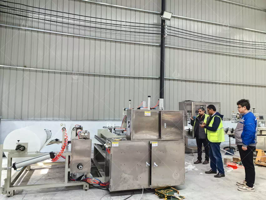 Brazilian Customers Visited and Inspected Tissue Machine Equipment