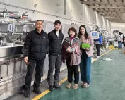 Korean Customers Visit to Inspect the Wet Wipes Machine