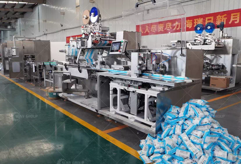 Complete Production Line for Wet Wipes